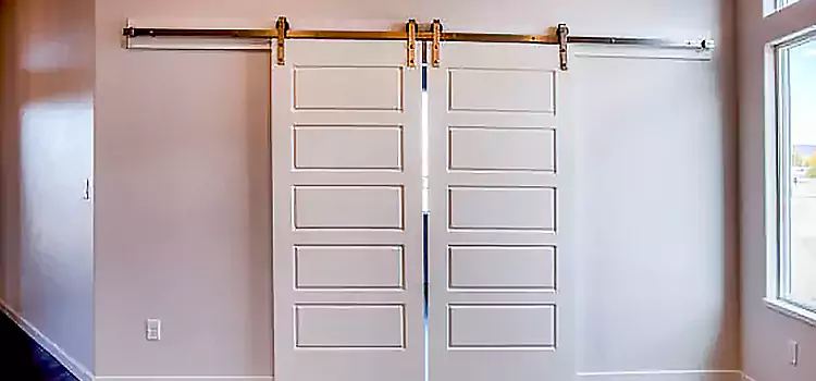 Glass Barn Door with Installation Hardware Kit Utica